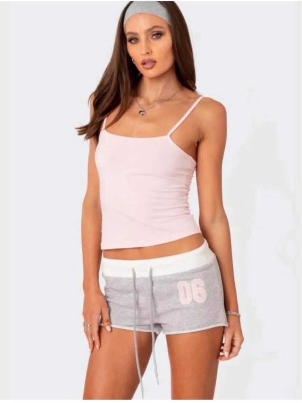Edikted Light Pink Tank with Branded Tag